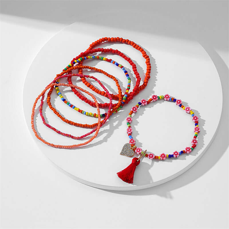 Dopamine Summer beach Layering Anklet