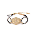 Colorful Tarot Charm Cord Bracelet 