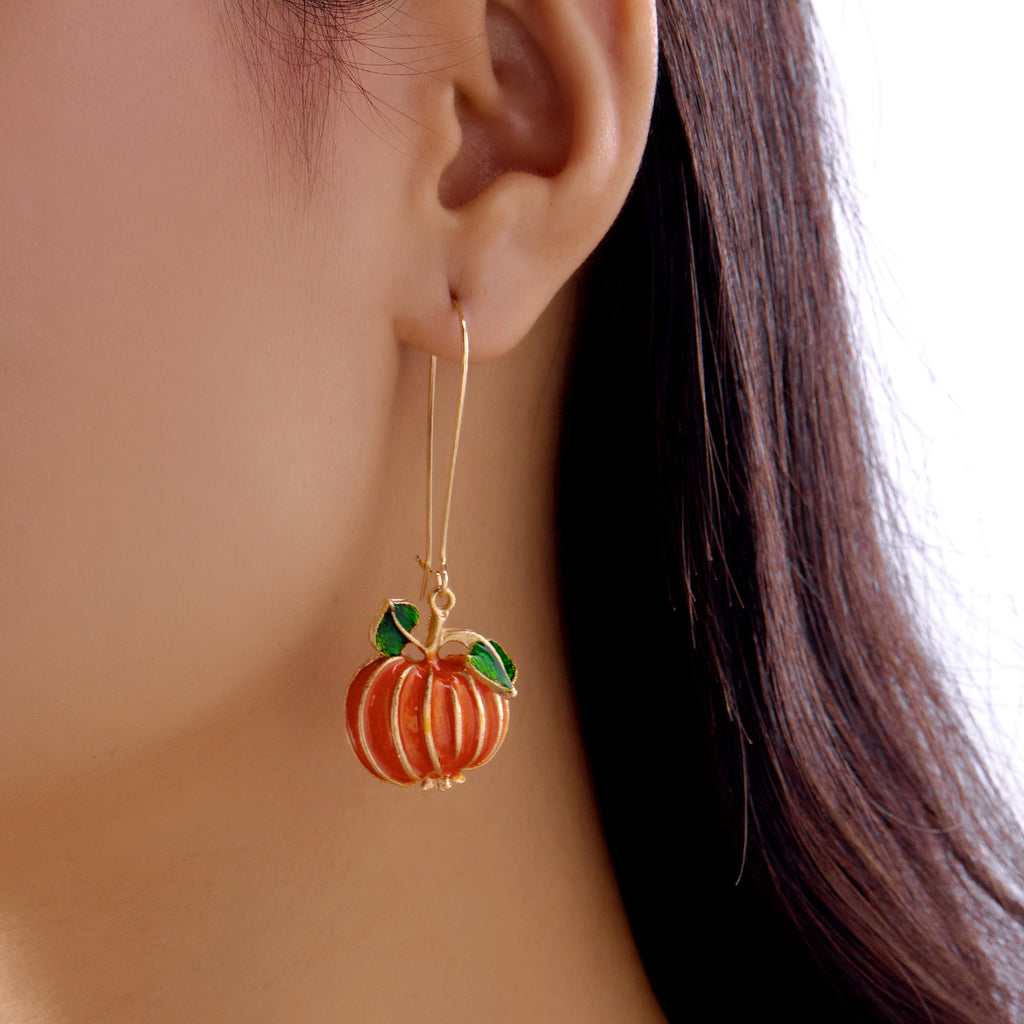 Asymmetric Dancing Skeleton Drop Earrings
