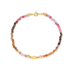 Multicolor Tourmaline Gemstone Bracelet