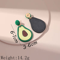 Acrylic Kiwi Fruits Earrings
