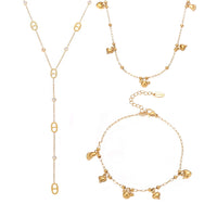 Cute Teddy Bear Pig Nose Y Necklace