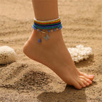Dopamine Summer beach Layering Anklet