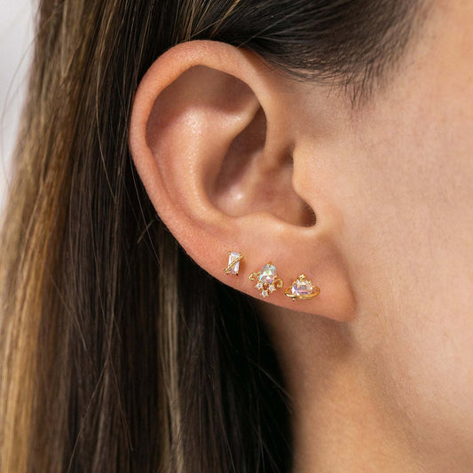 20G Celestial Two Hole Upper Lobe Piercings | HSPJ268