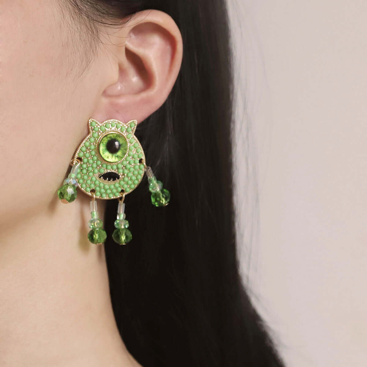 Creative Cartoon Eye Anime Earrings