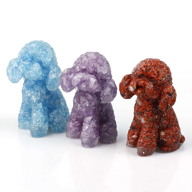 Epoxy Poodle Ornaments Home Decoration