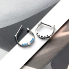 18G Hypoallergenic 5 Pave CZ Septum Clicker