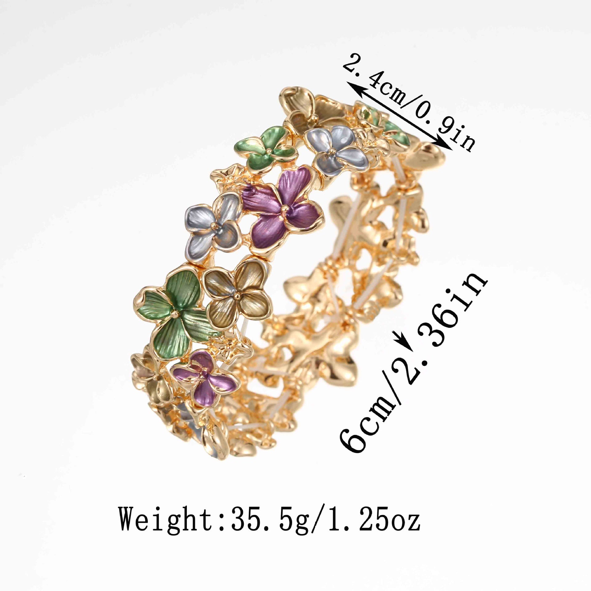 Hand-Painted Sakura Blossom Strengthy Bracelet