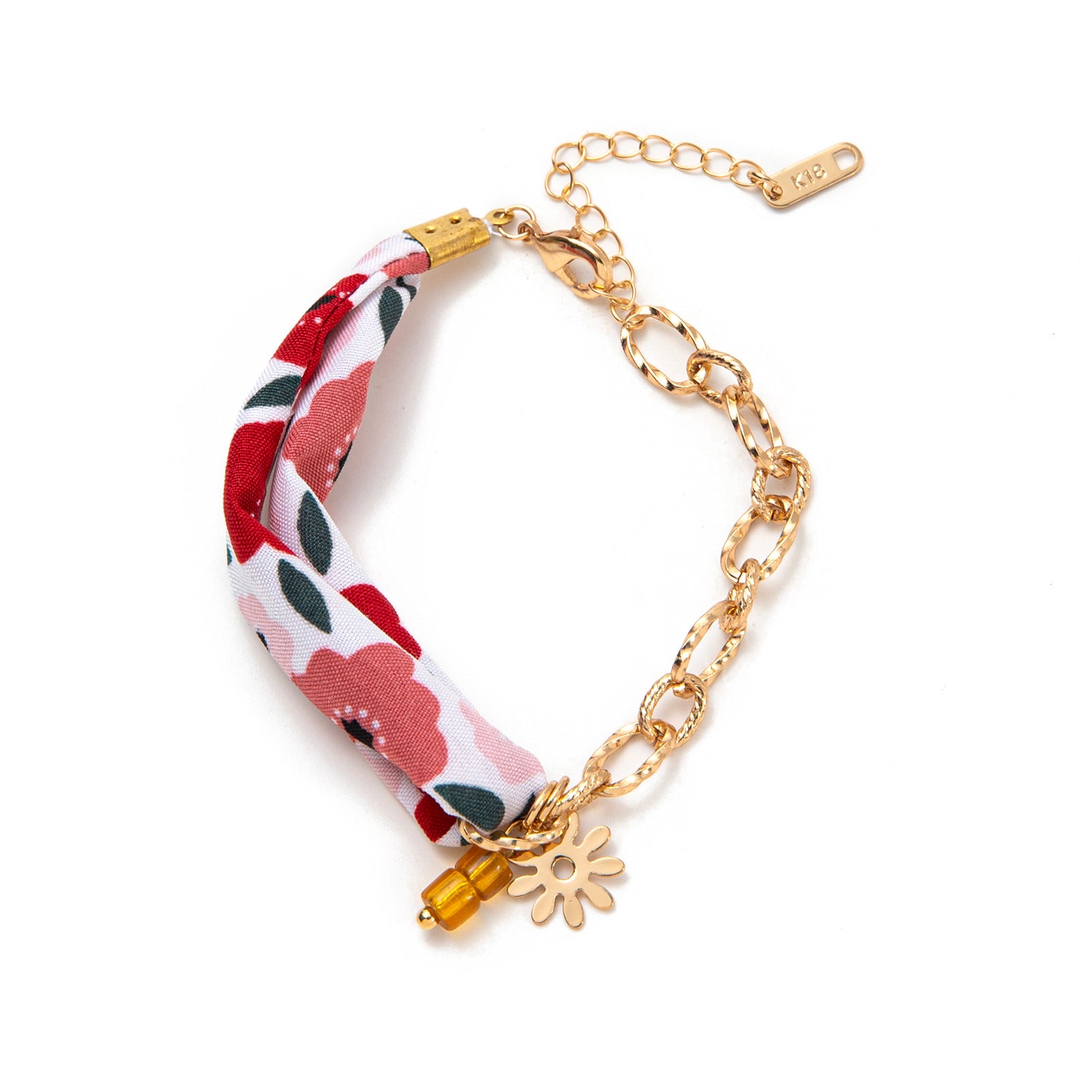 Braided Fruit Charm Half Chain BFF Bracelet