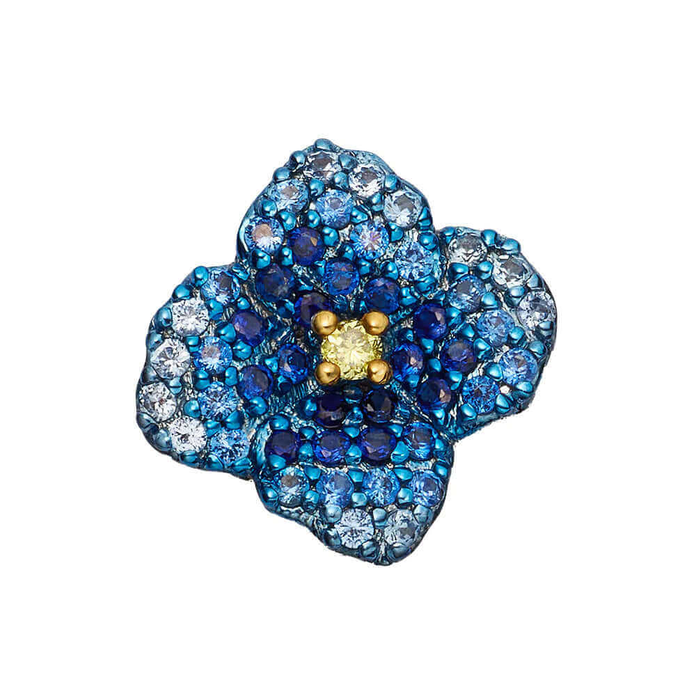 Flower Locket Necklace Charm