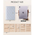 Jewelry Organizer Case Binder Book with Zipper Storage Bag