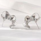 Ice Dew C Hoop Transparent Earrings