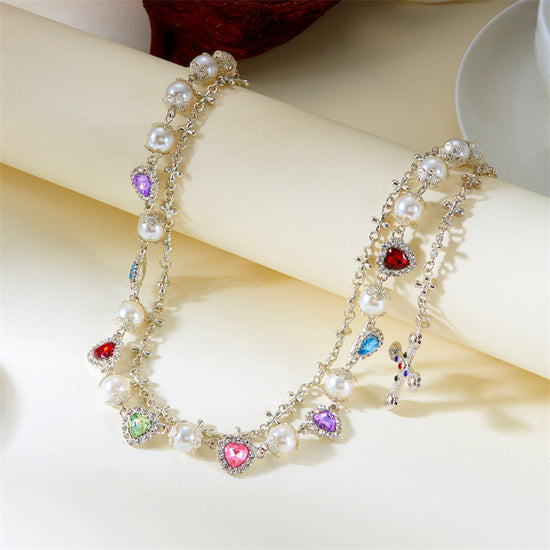 Pearl Bloom Layered Jeans Waist Chain