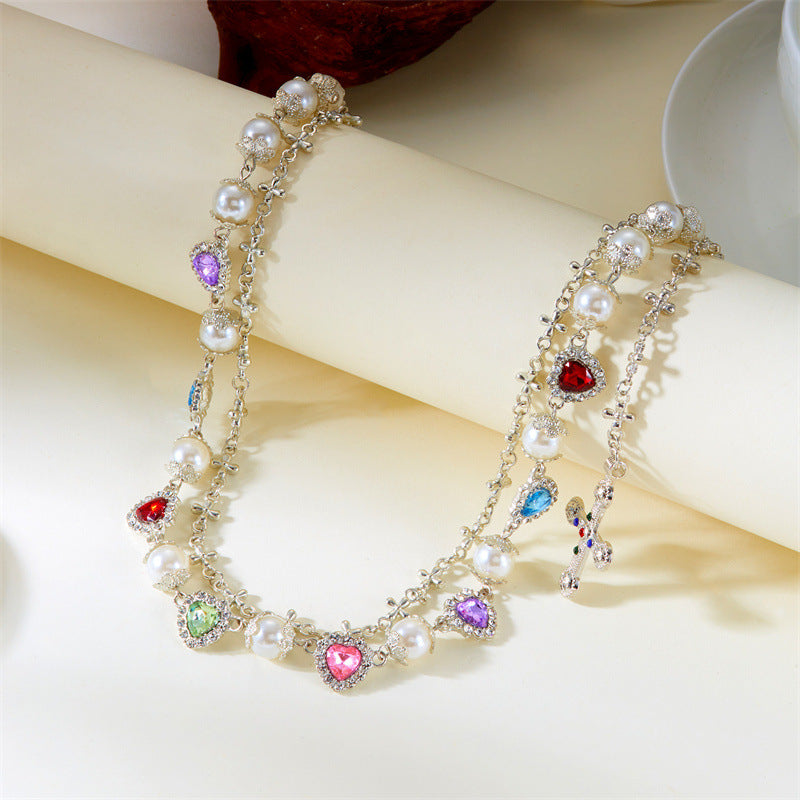 Pearl Bloom Layered Jeans Waist Chain