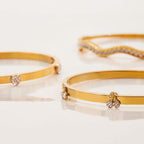 Y2K Two Tone Cat Split Index Ring