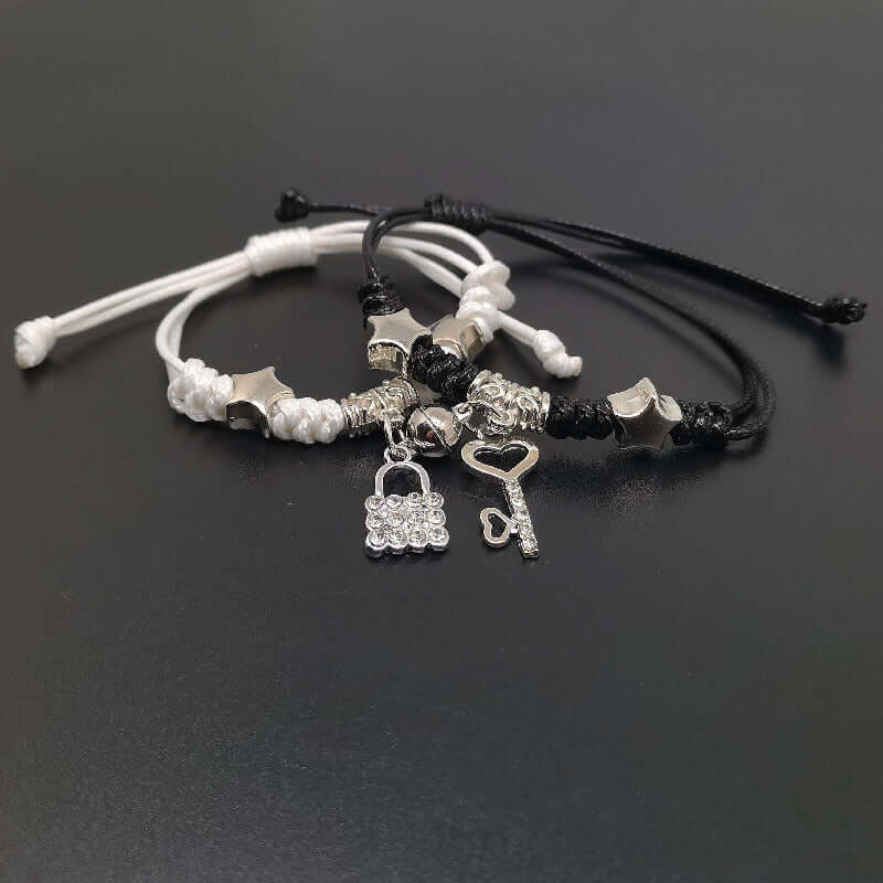 Magnetic Key Lock Cord Bracelet 