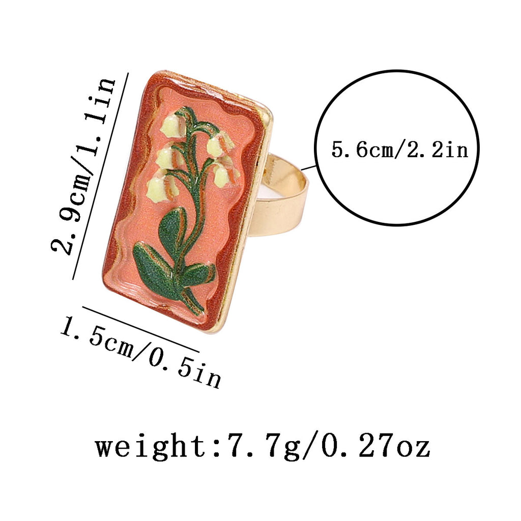 Spring Garden Flower Bloom Ring