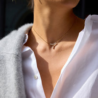 Simple WaterDrop CZ Necklace