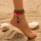 Dopamine Summer beach Layering Anklet