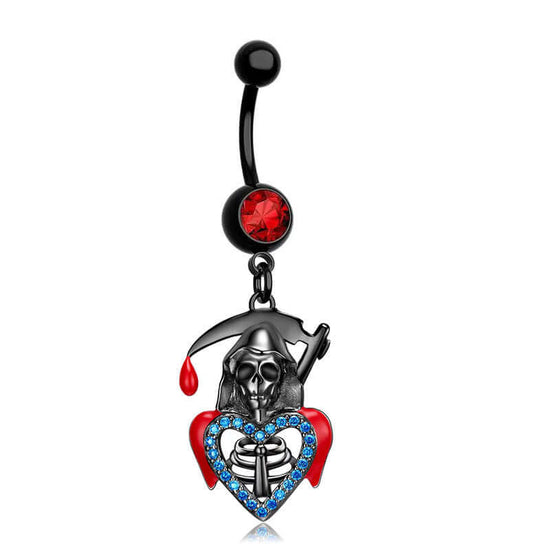 belly rings, belly piercing, belly button piercing, belly button rings, halloween jewelry, halloween gift, halloween belly ring