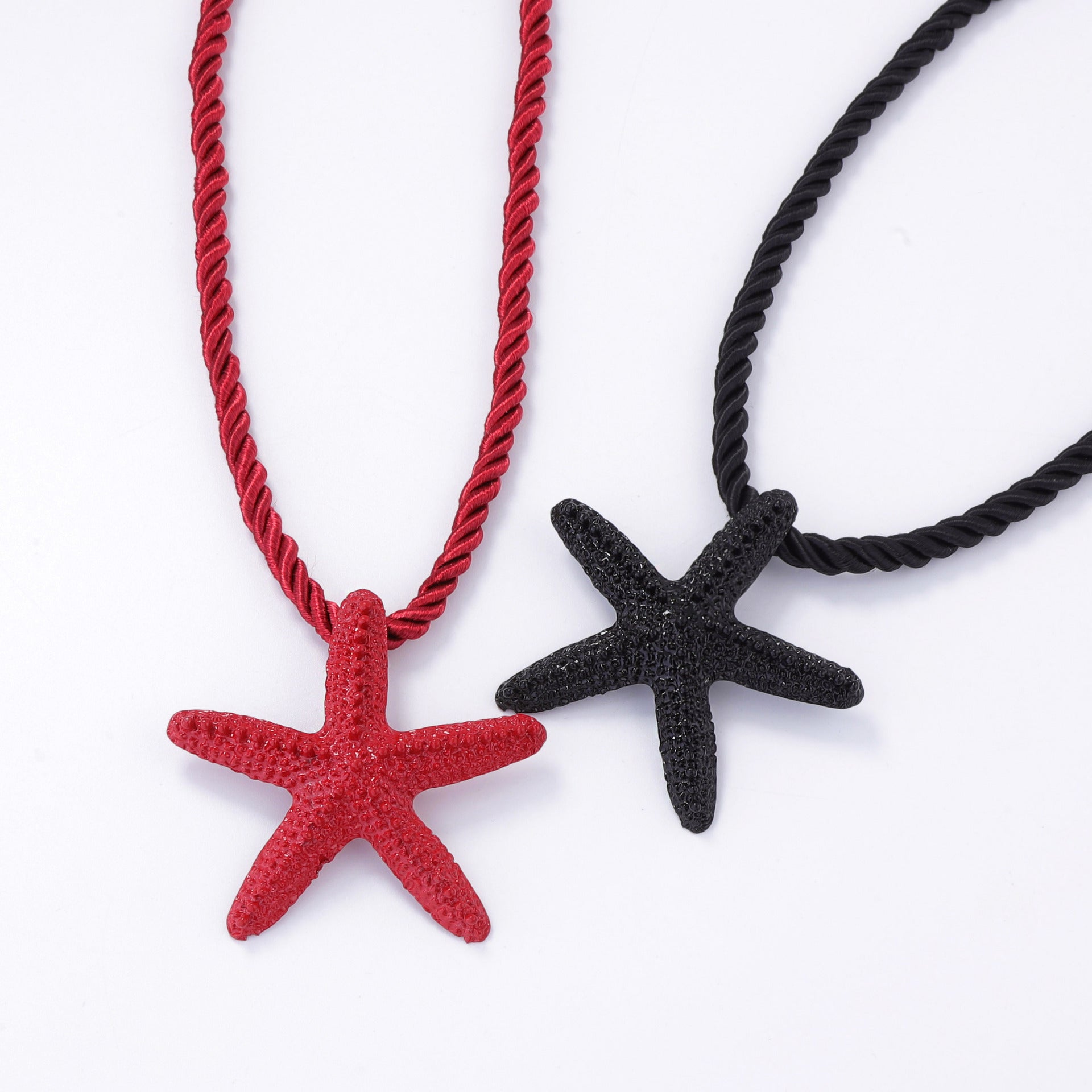 Starfish Braided Statement Necklace