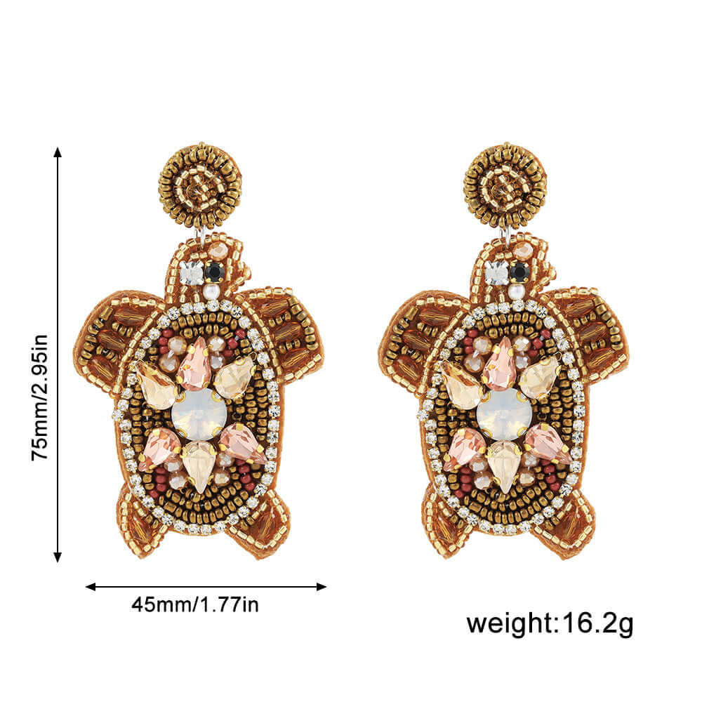 Boho Colorful Bead Summer Earring Marine Earrings