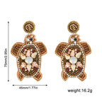 Boho Colorful Bead Summer Earring Marine Earrings