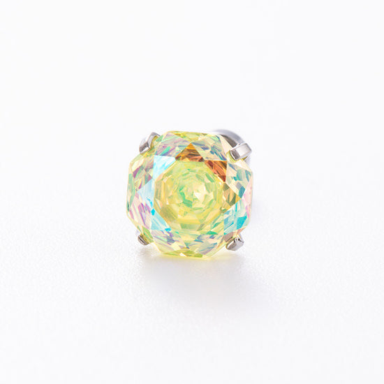 Aurora Rose-Cut CZ Flat Back Tragus Stud