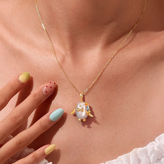 Ocean Marine Animal Pearl Necklace