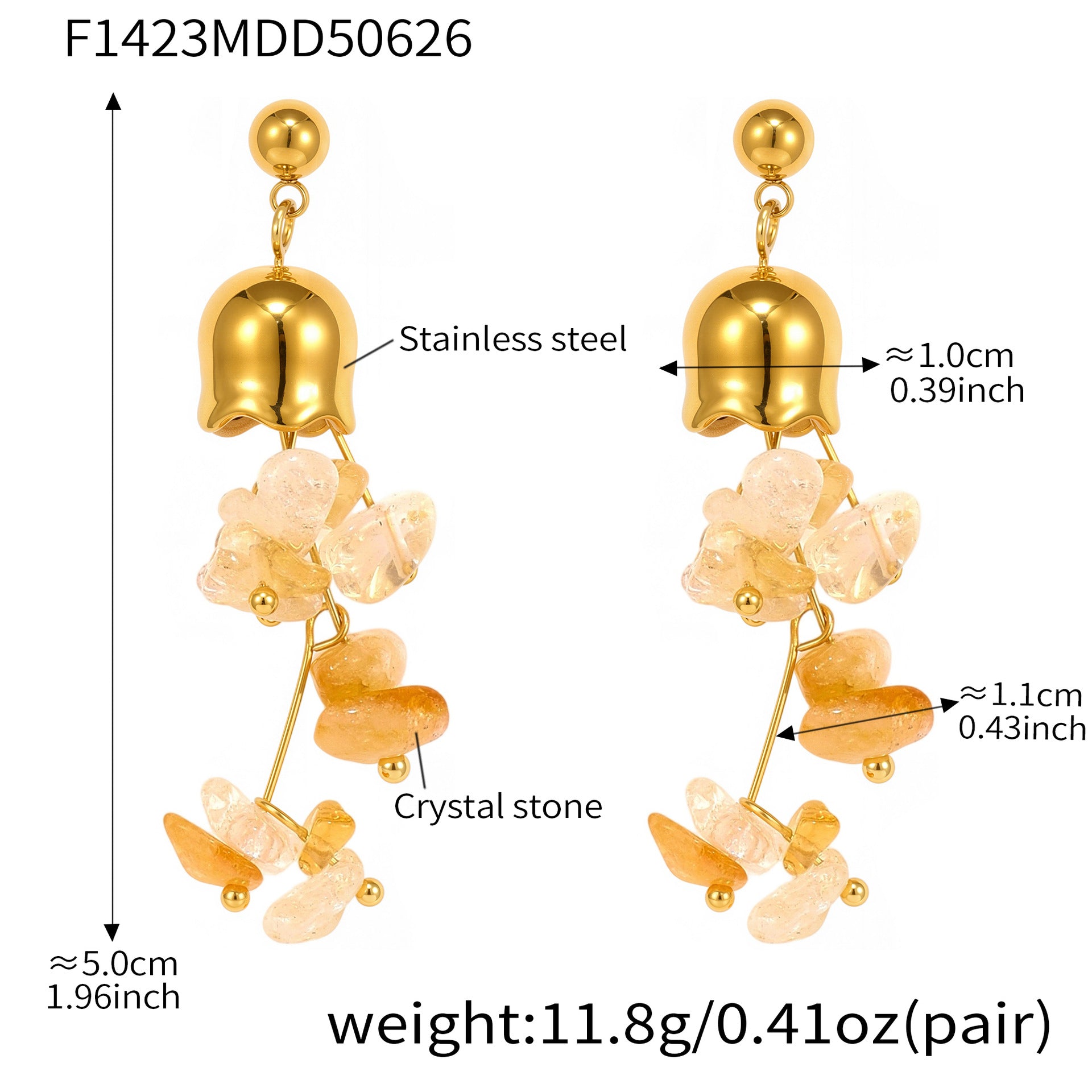 Y2K Two Tone Cat Split Index Ring