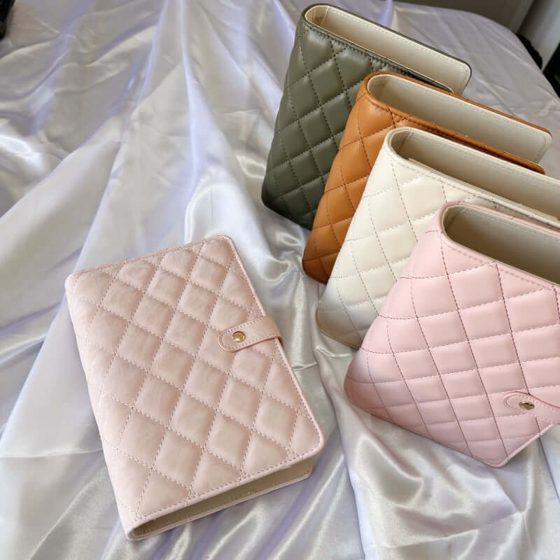 Jewelry Organizer Case Binder Book with Zipper Storage Bag