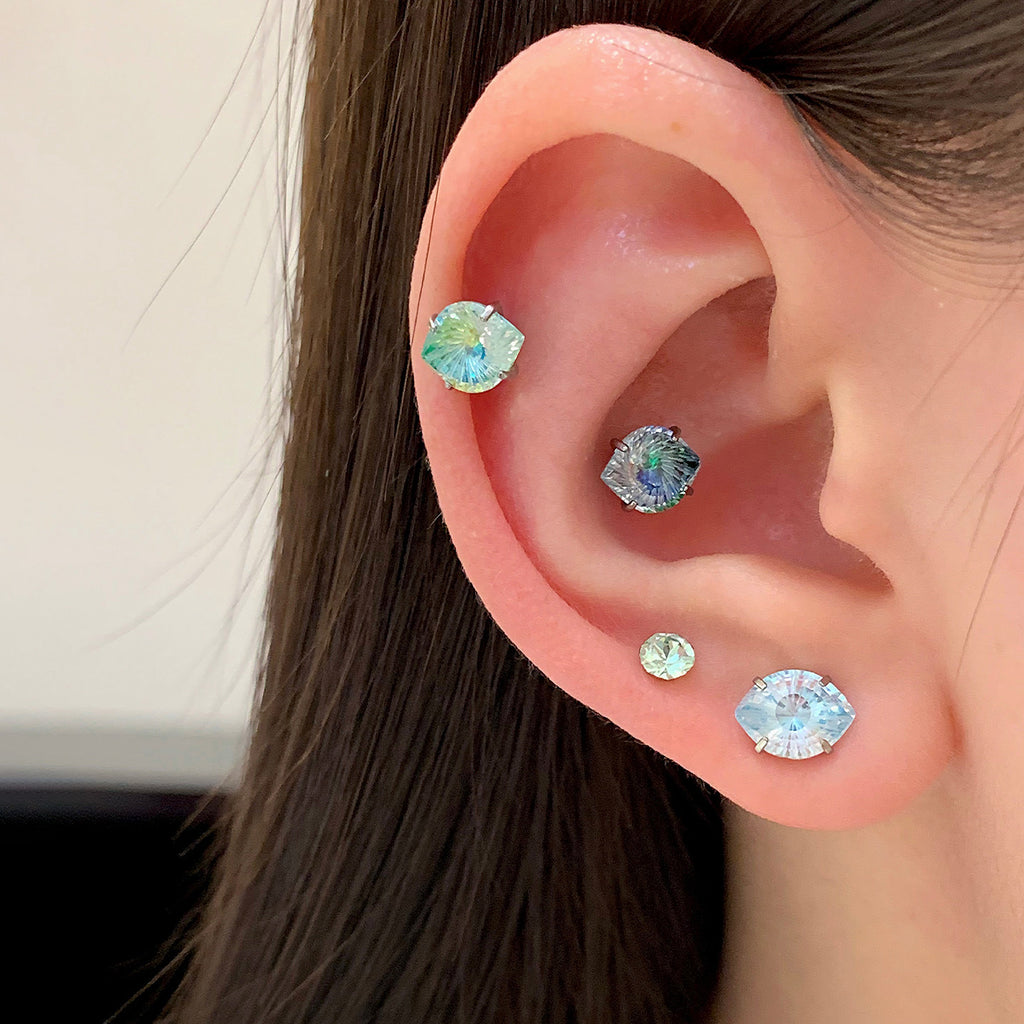 Evil Eye Sparkle Helix Tragus Stud