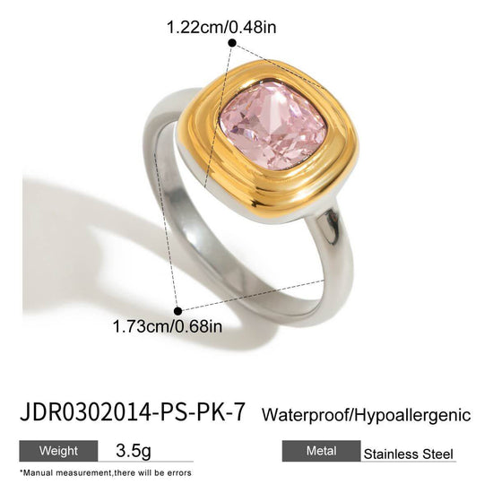2 Tone Channel Retro Ring
