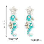 Boho Colorful Bead Summer Earring Marine Earrings