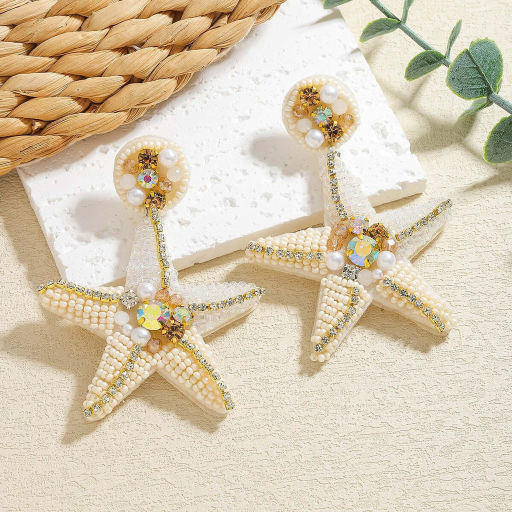 Boho Colorful Bead Summer Earring Marine Earrings