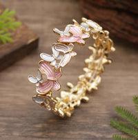 Y2K Two Tone Cat Split Index Ring