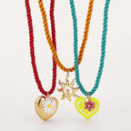 Multi Strand Sun Love Holiday Necklace