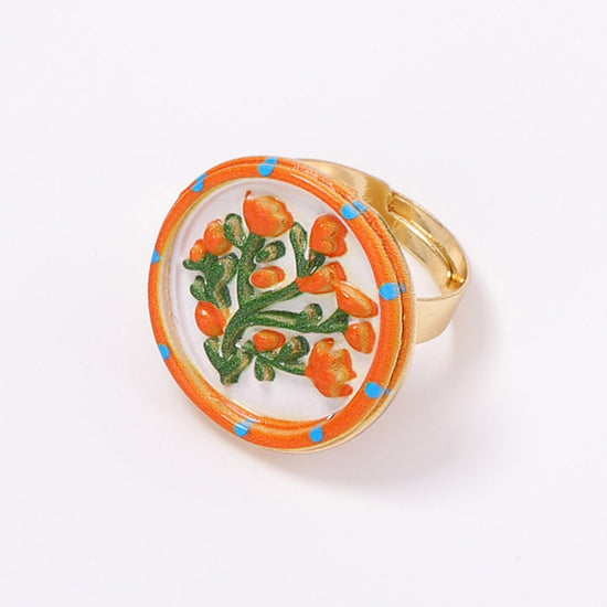 Spring Garden Flower Bloom Ring