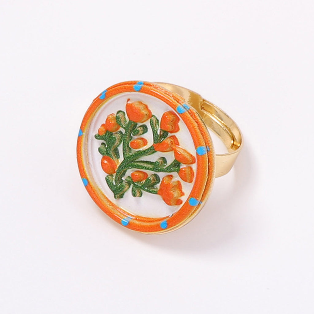 Spring Garden Flower Bloom Ring