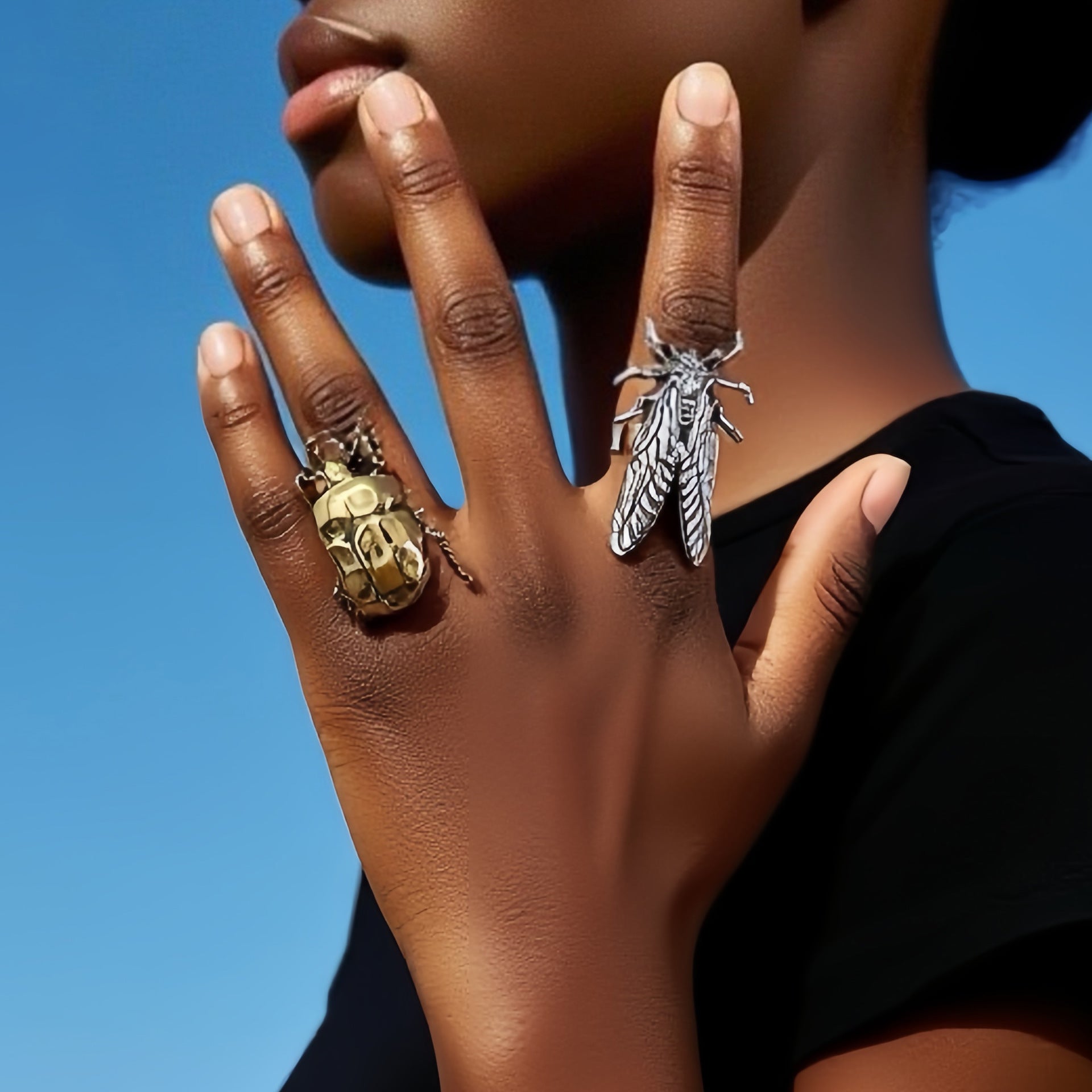 Quirky Ladybug Insect Ring