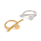 Versatile Irregular Geometry Titanium Ring