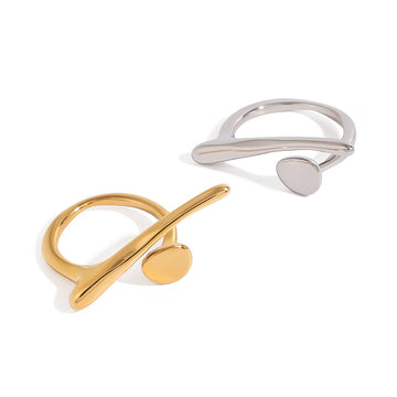 Versatile Irregular Geometry Titanium Ring