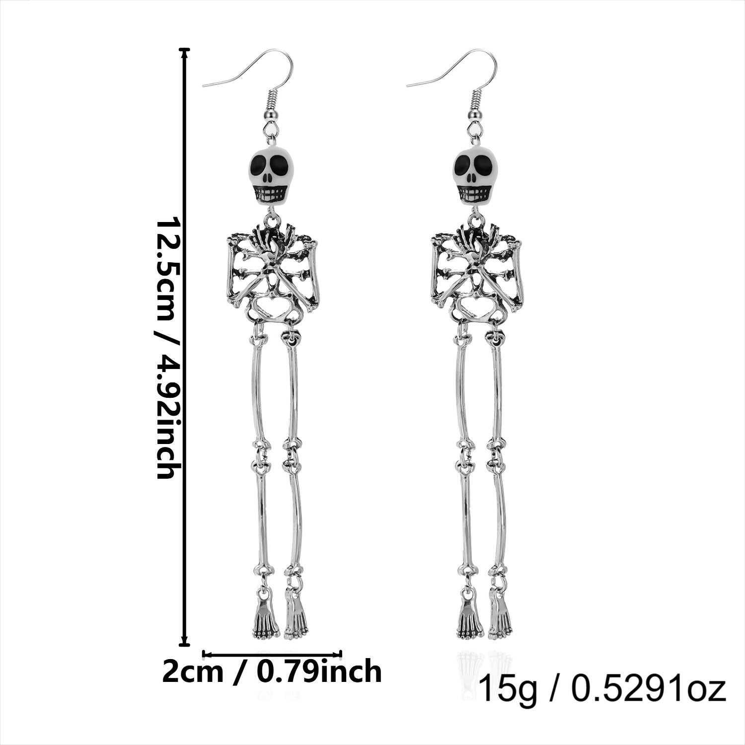 Golden Bones Skeleton Hand Chain Bracelet