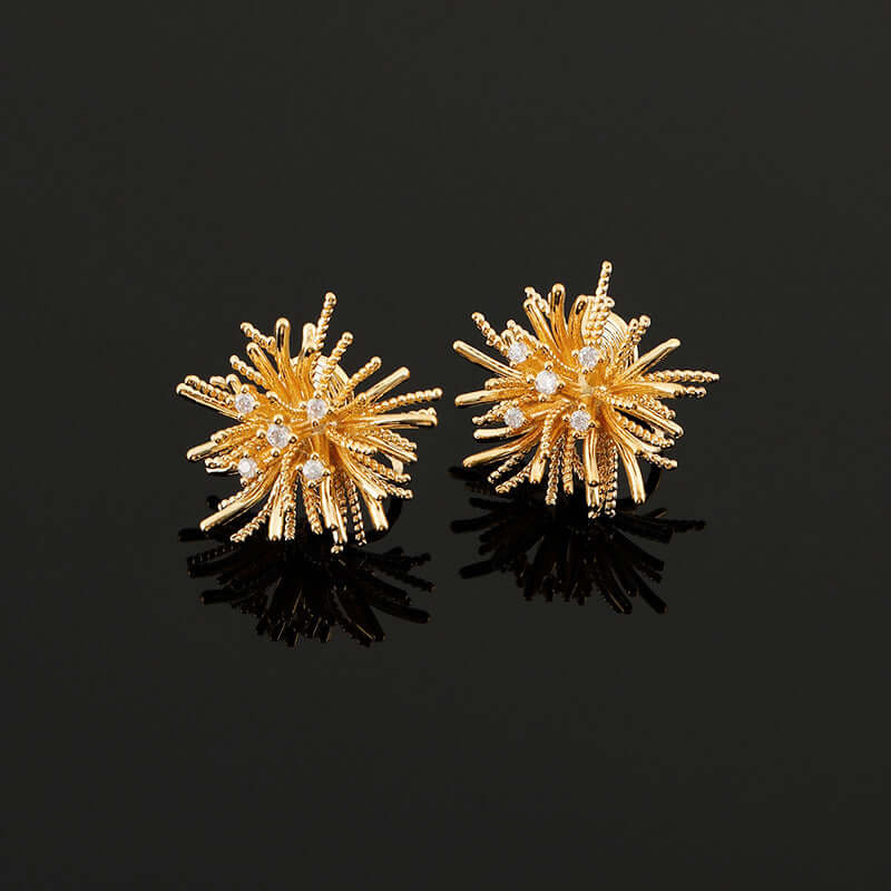 Starburst Fireworks Stud Earrings