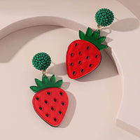 Acrylic Kiwi Fruits Earrings