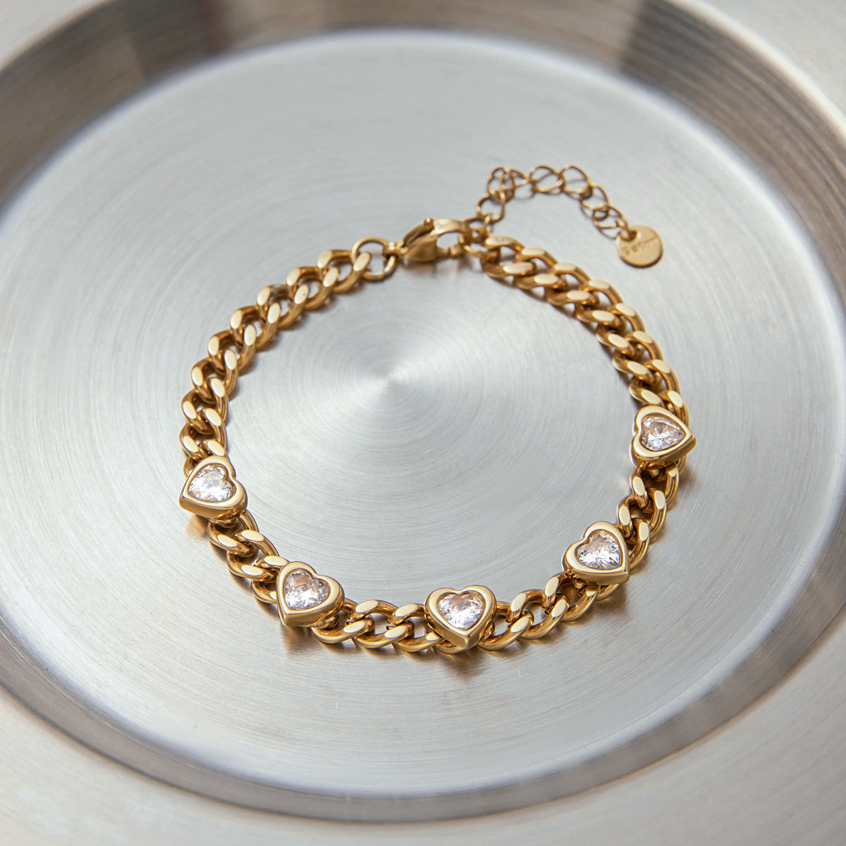 Y2K Two Tone Cat Split Index Ring