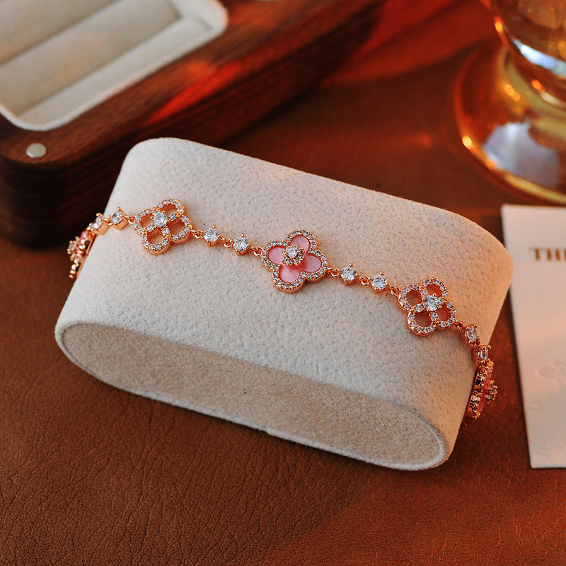 Four Leaf Clover Cleef Bracelet