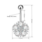 belly rings, belly piercing, belly button piercing, belly button rings, belly ring size, flower belly ring