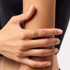 Minimal Triple Claw Ring