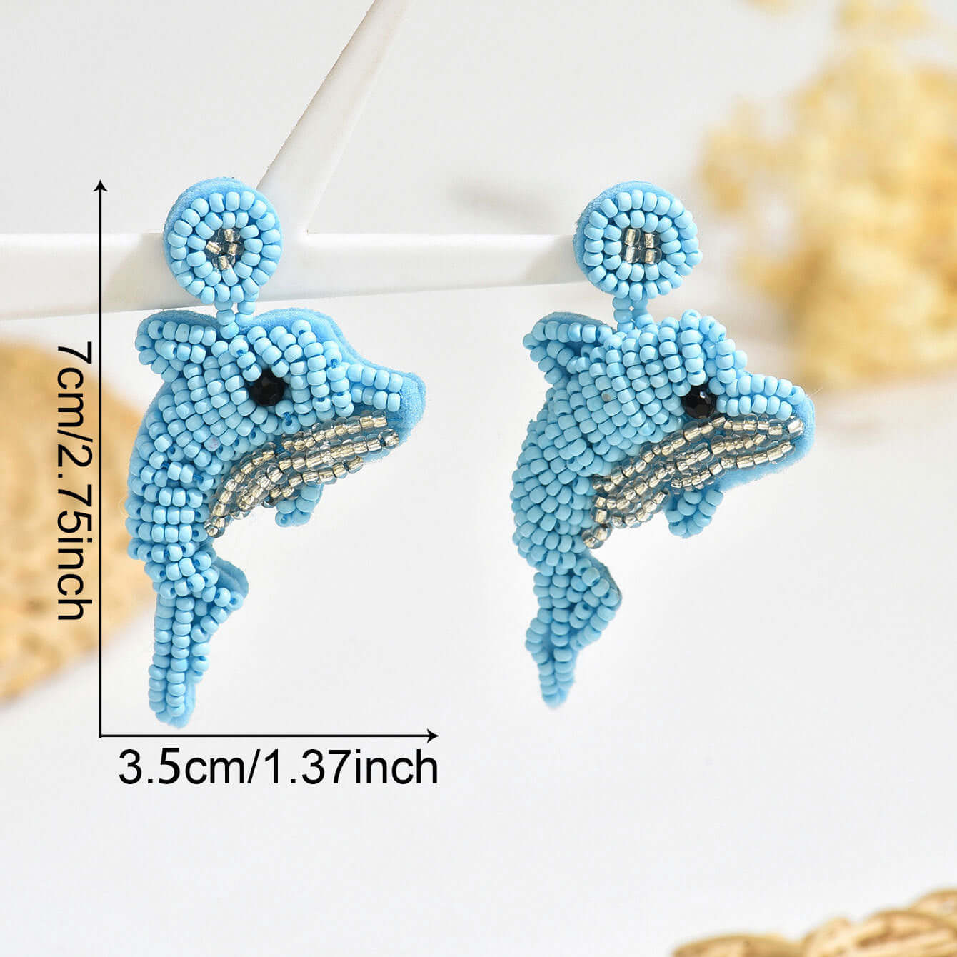 Boho Colorful Bead Summer Earring Marine Earrings